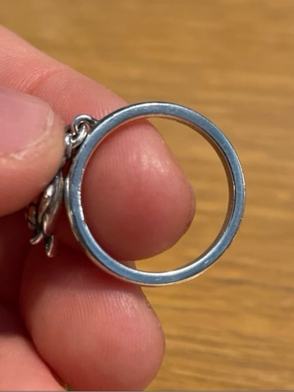 James Avery Silver Turtle Charm Ring - SO CUTE! Perfect condition. - Picture 8 of 11